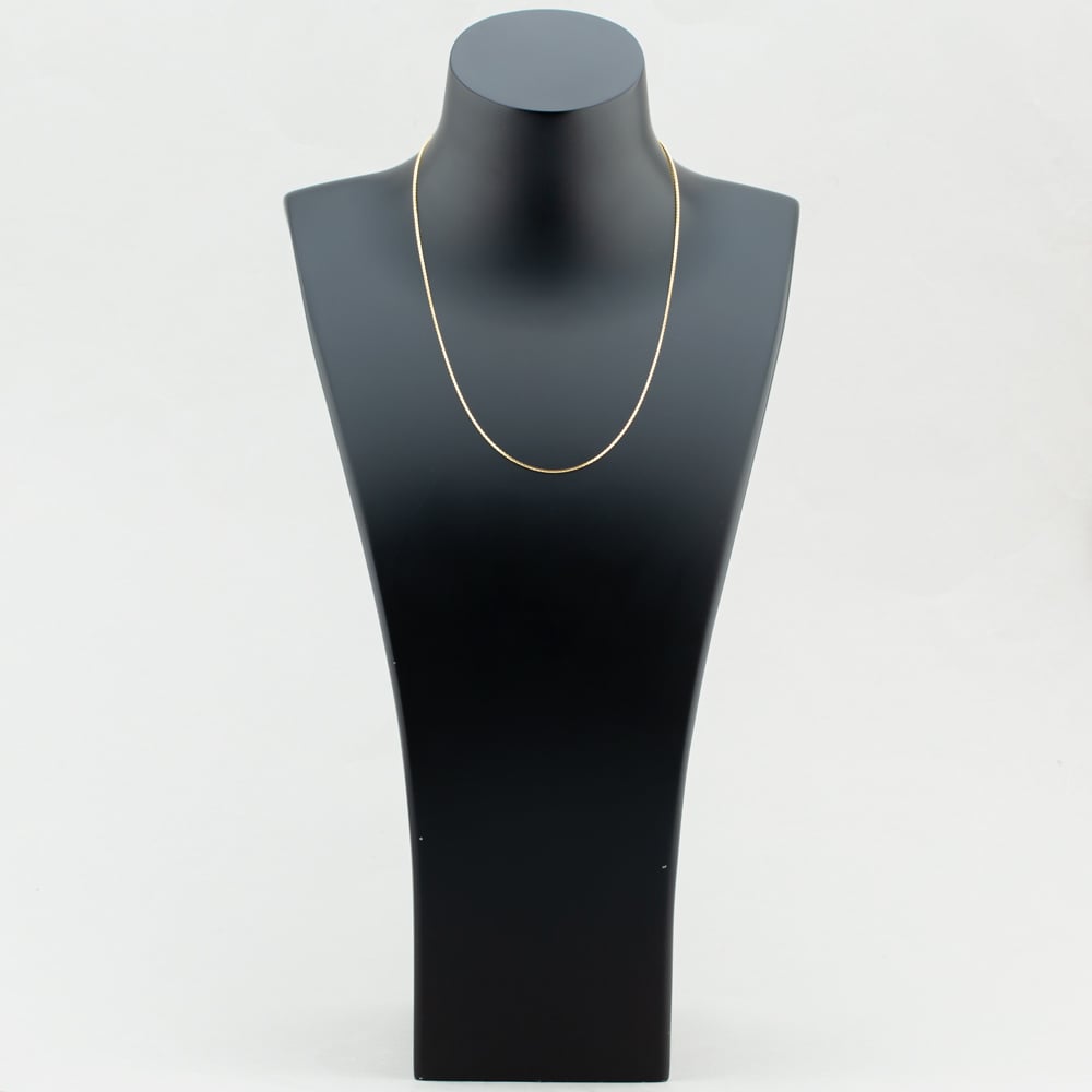 9ct Yellow Gold 18-Inch Square Trace Necklace CN754-18