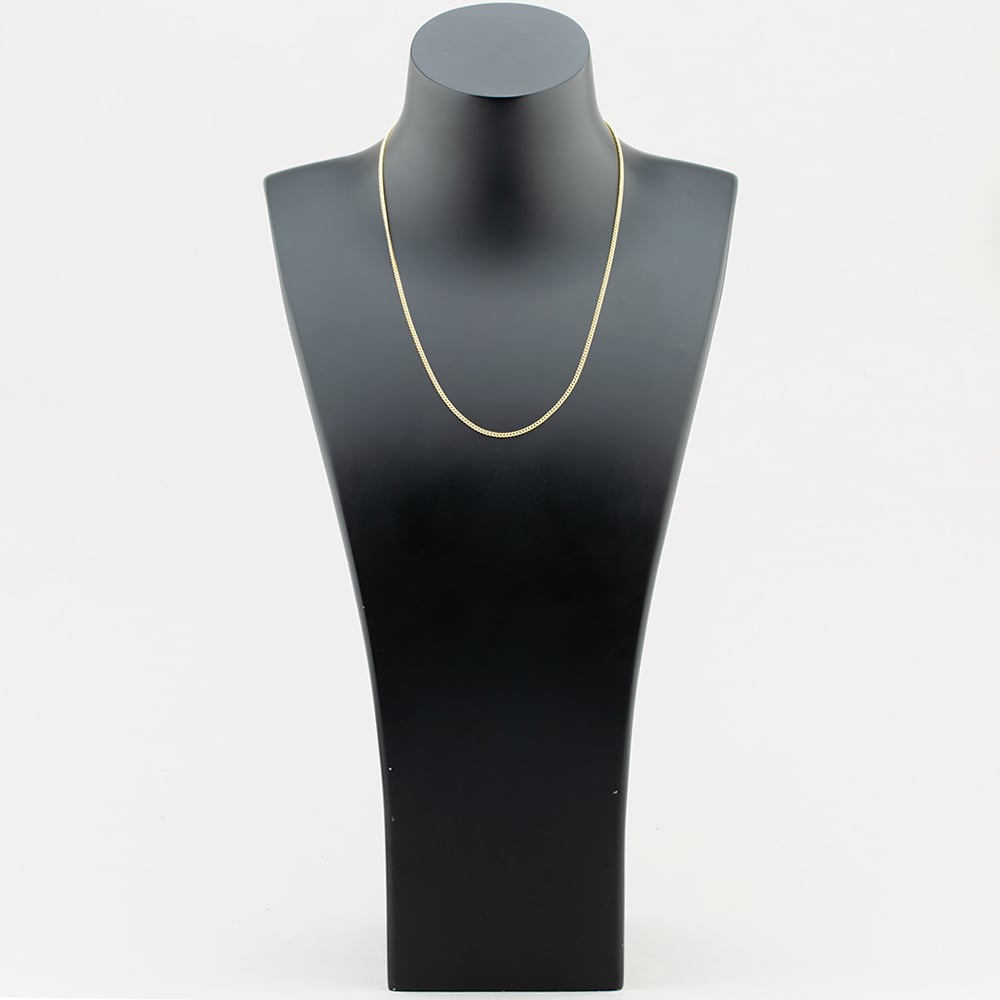 9ct Yellow Gold 18 Inch Flat Curb Chain 1.13.5864