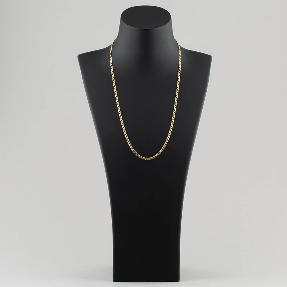 9ct Yellow Gold 22 Inch Curb Chain HC070-22