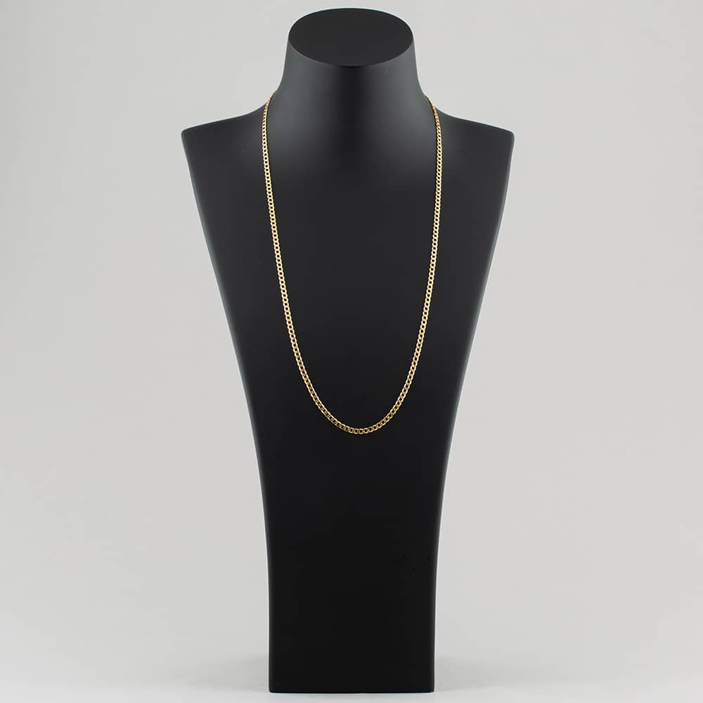 9ct Yellow Gold 24 Inch Curb Chain HC070-24