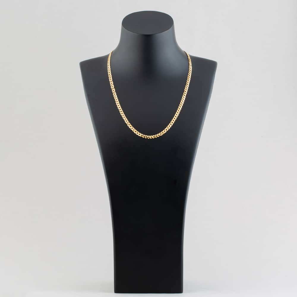 9ct Yellow Gold 20 Inch Flat Curb Chain SUFC-440-9Y-20