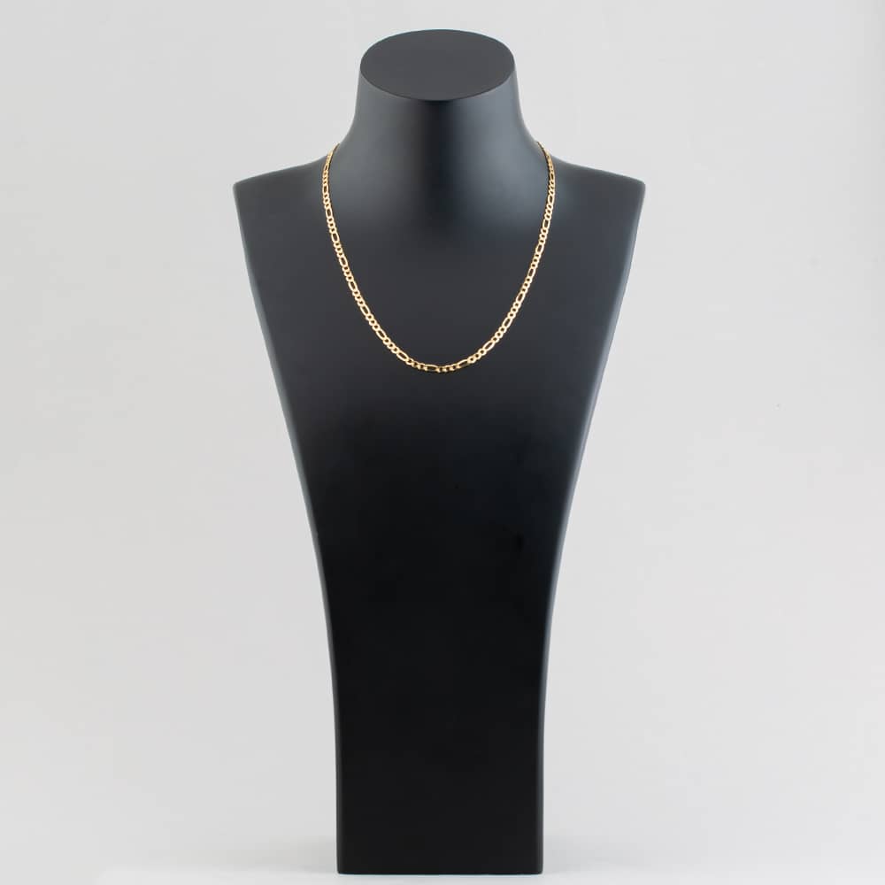 9ct Yellow Gold 18 Inch Figaro Chain SCFP-345-9Y-18