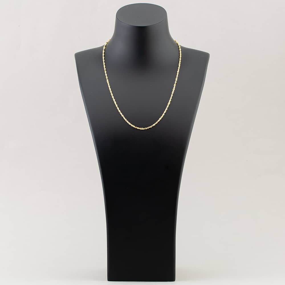 9ct Yellow Gold 20 Inch Twisted Curb Chain SSIN-220-9Y-20