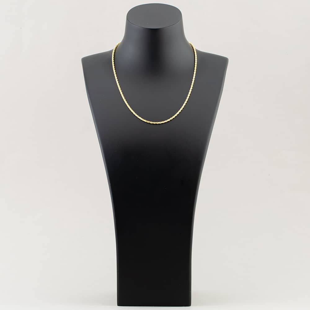 9ct Yellow Gold 18 Inch Rope Chain SRRD-240-9Y-18