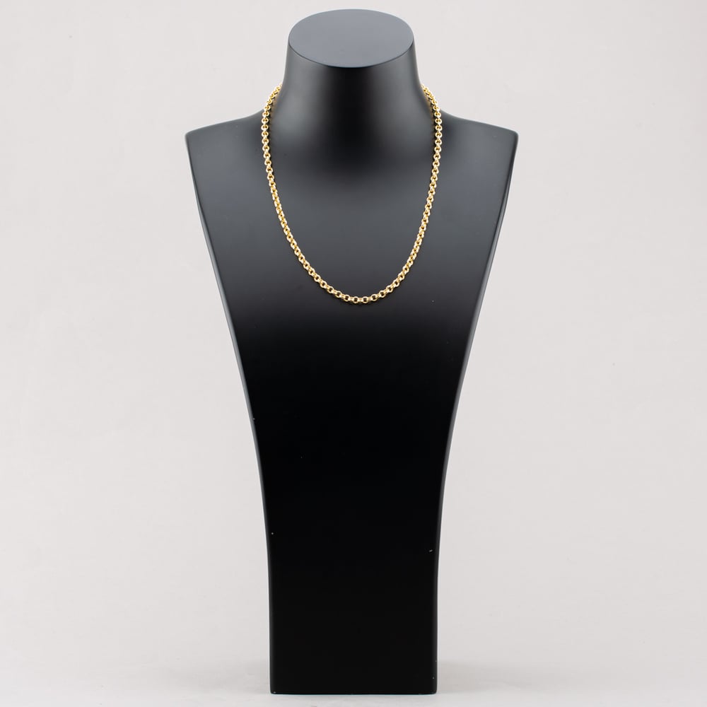 9ct Yellow Gold 18 or 20 Inch Round Belcher Chain HRB130
