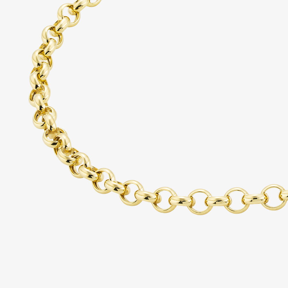 Gold Classic 9ct Yellow Gold 8.5 Inch Belcher Chain Bracelet HRBP-400-9Y-8.5