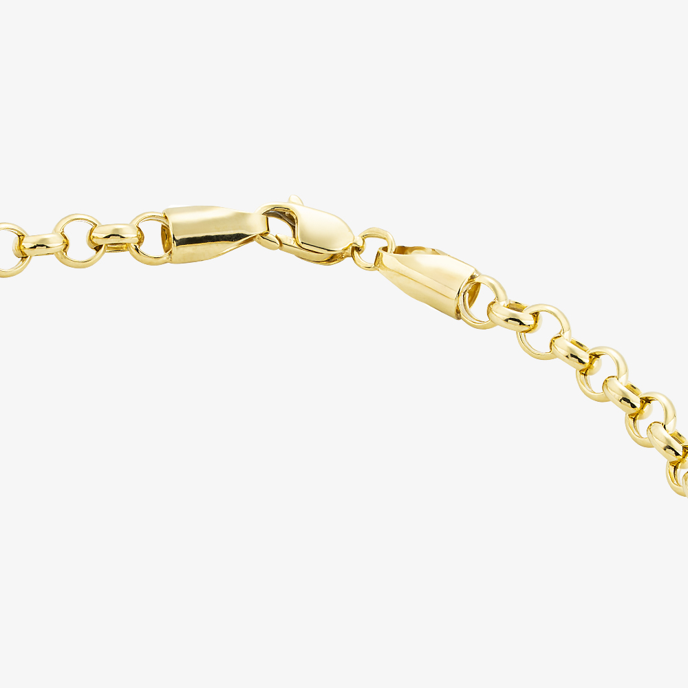 Gold Classic 9ct Yellow Gold 8.5 Inch Belcher Chain Bracelet HRBP-400-9Y-8.5