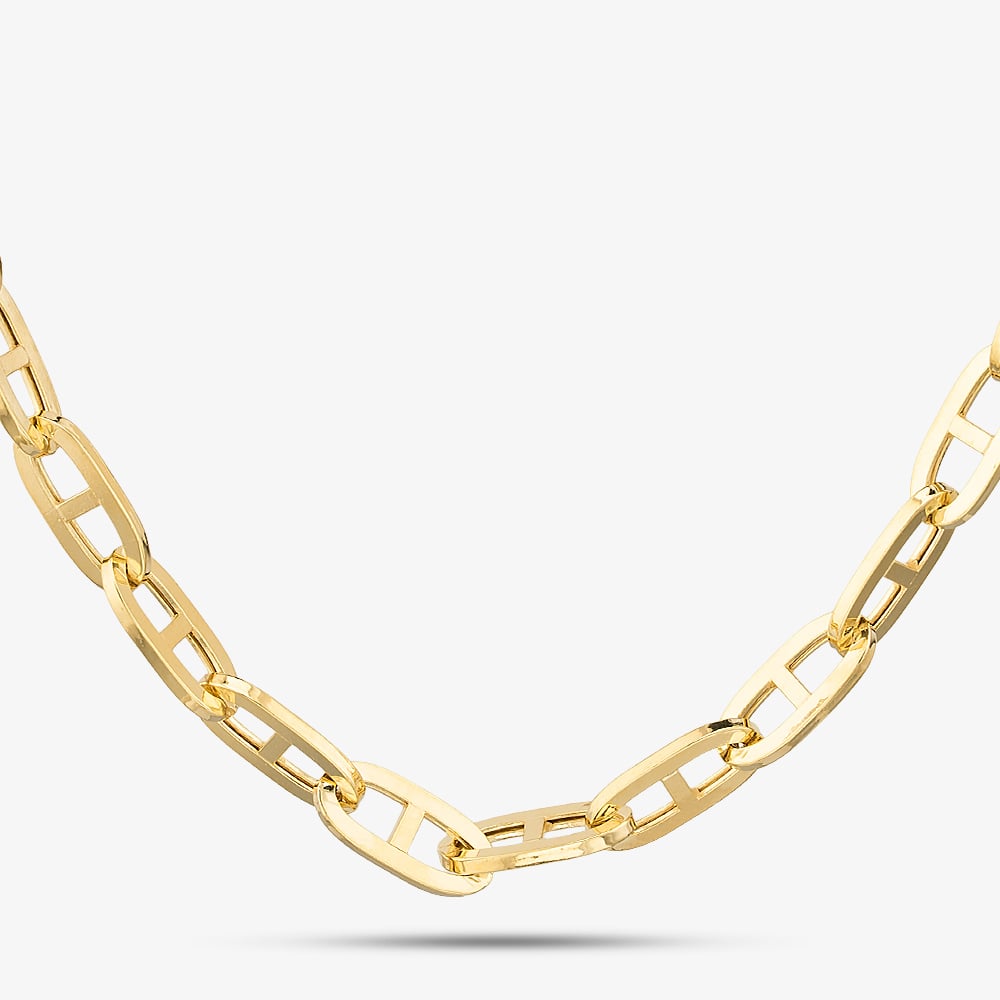 Gold Classic 9ct Yellow Gold 18 Inch Anchor Chain HPBC-490-9Y-18