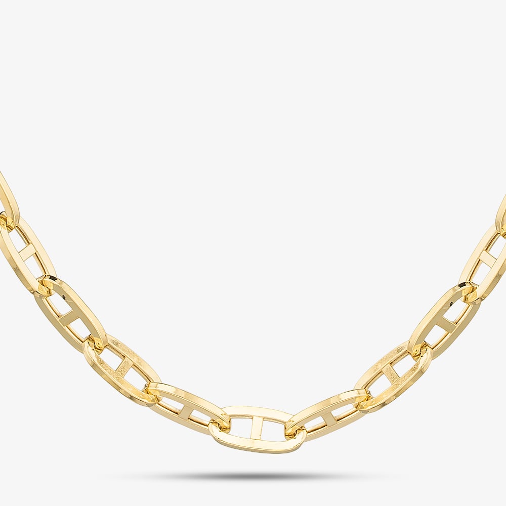Gold Classic 9ct Yellow Gold 18 Inch Anchor Chain HPBC-390-9Y-18