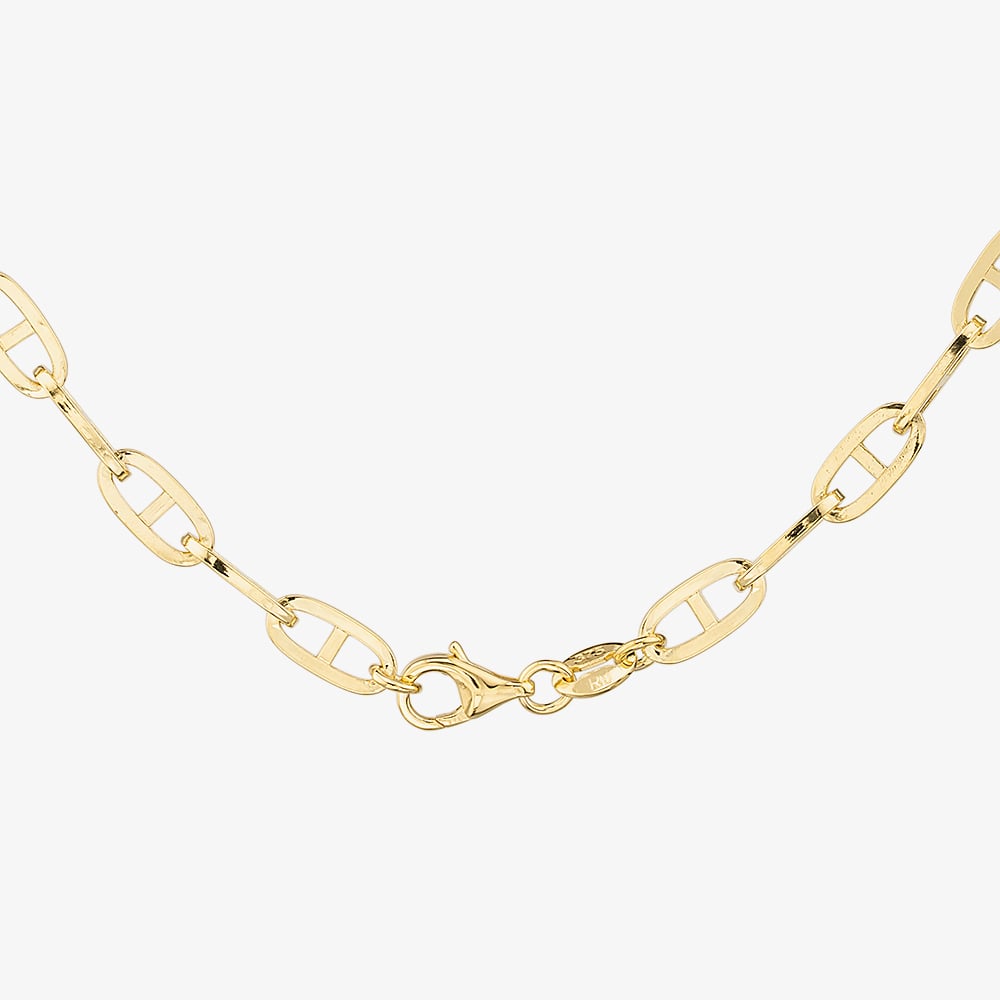 Gold Classic 9ct Yellow Gold 18 Inch Anchor Chain HPBC-390-9Y-18