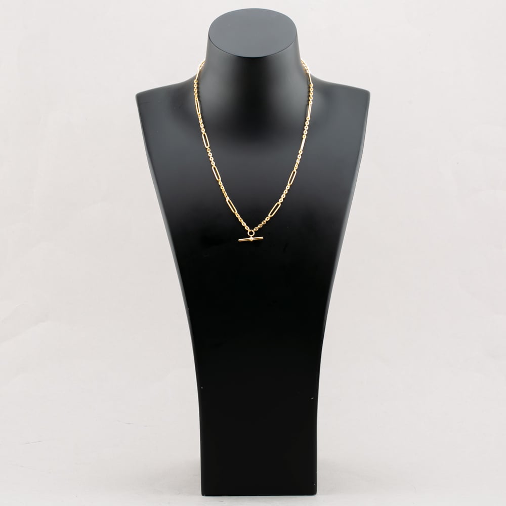 Gold Classic 9ct Yellow Gold 18 Inch Albert Figaro Chain HFTC-420-9Y-18