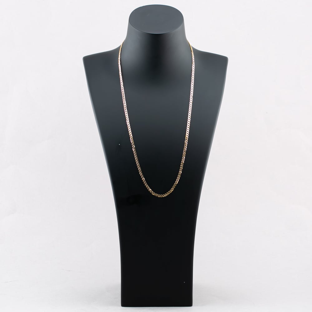 9ct Yellow Gold 24 Inch Flat Curb Chain SUFC-340-9Y-24