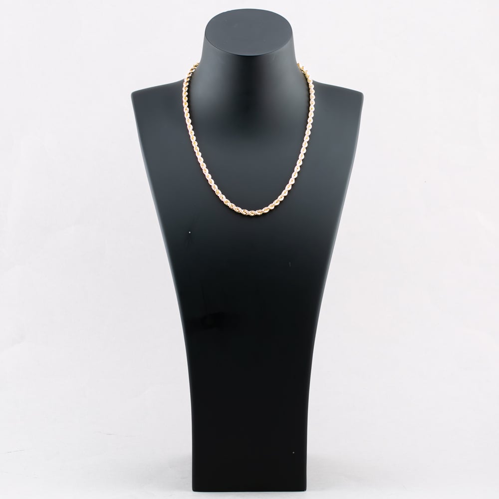 9ct Yellow Gold 18 Inch Rope Chain HLRP-420-9Y-18