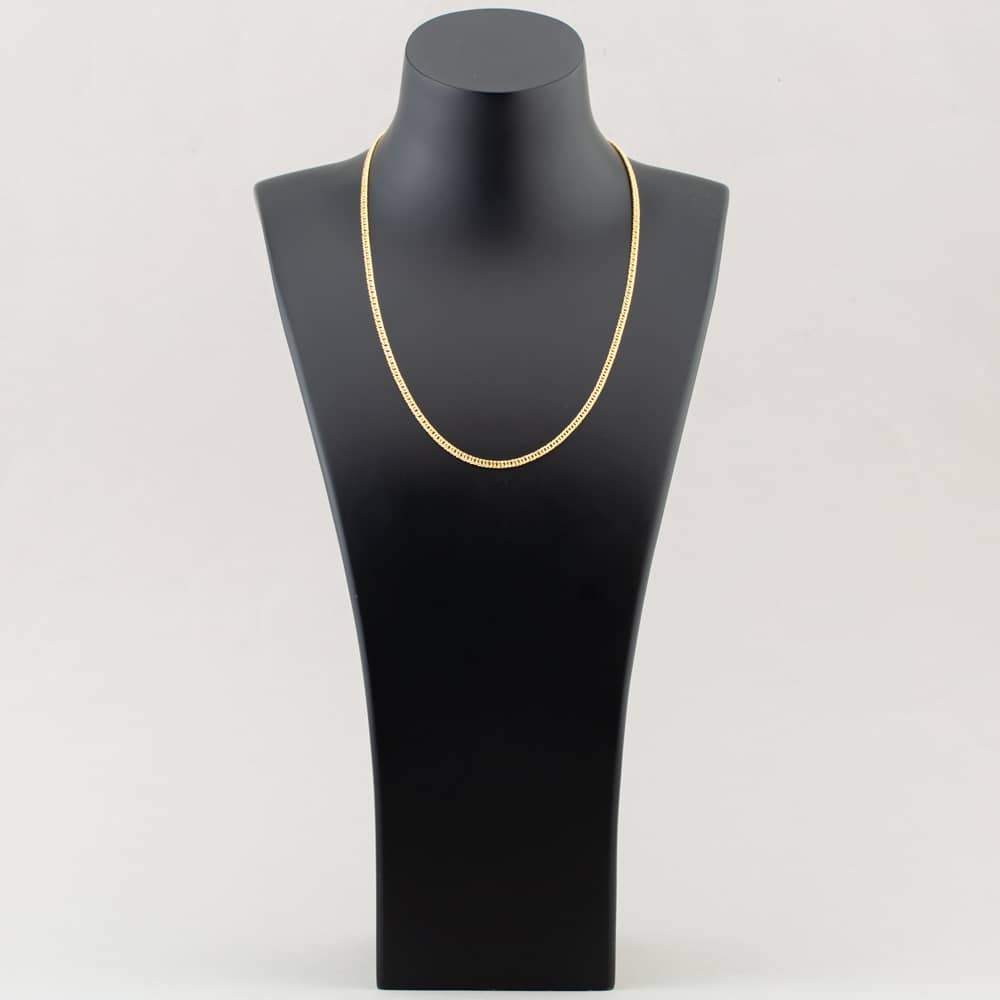 9ct Yellow Gold 20 Inch Diamond-Cut Curb Chain 1.13.6375
