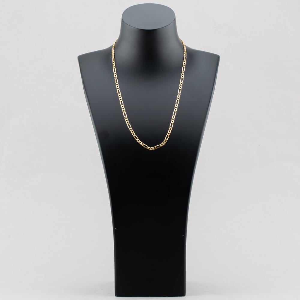 9ct Yellow Gold 20 Inch Hollow Figaro Chain HF080-20