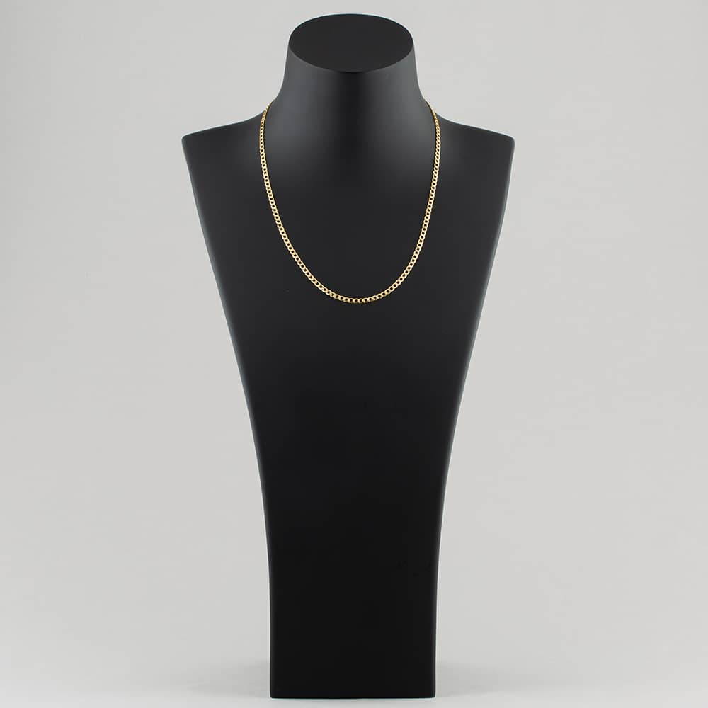 9ct Yellow Gold Fine Curb Chain HC070