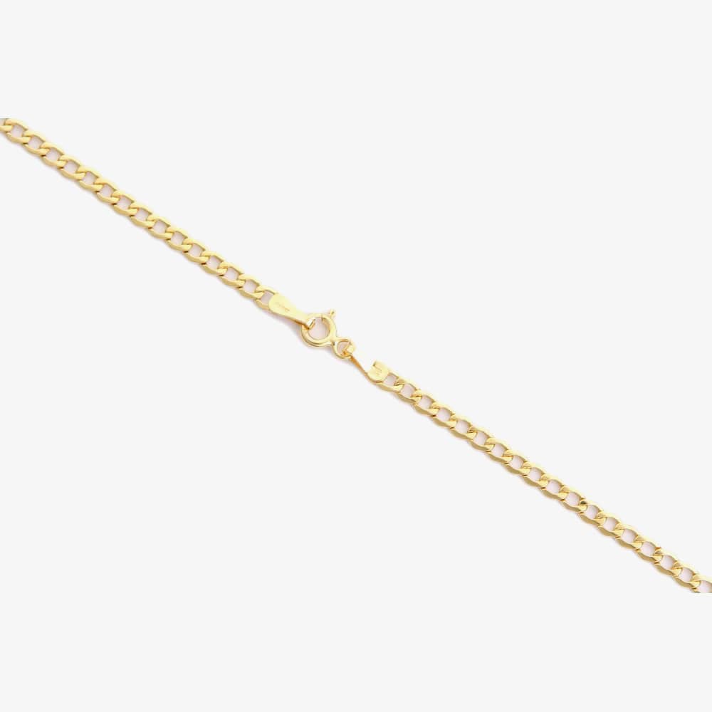 9ct Yellow Gold Fine Curb Chain HC070