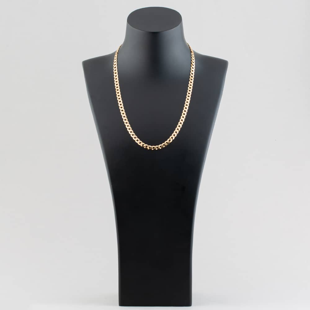 9ct Yellow Gold 20 Inch Flat Curb Chain SUFC-580-9Y-20