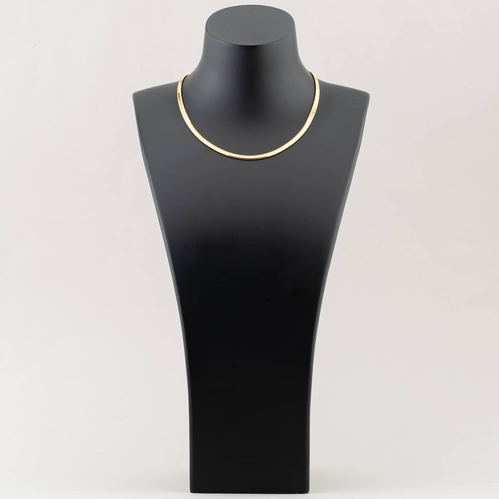 9ct Yellow Gold Flat Snake Chain HBFS-400-9Y-16-18