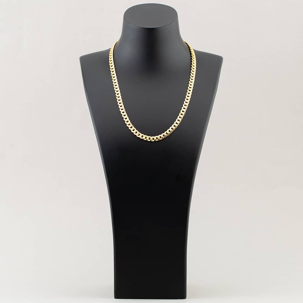 9ct Yellow Gold 20 Inch Rounded Curb Chain HCOC-730-9Y-20