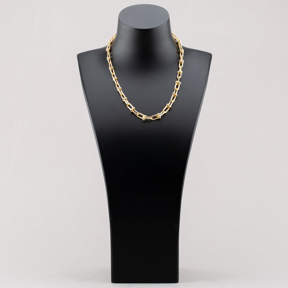  9ct Yellow Gold 18 inch Fancy Ball Chain Necklace HBGT-900-9Y-18