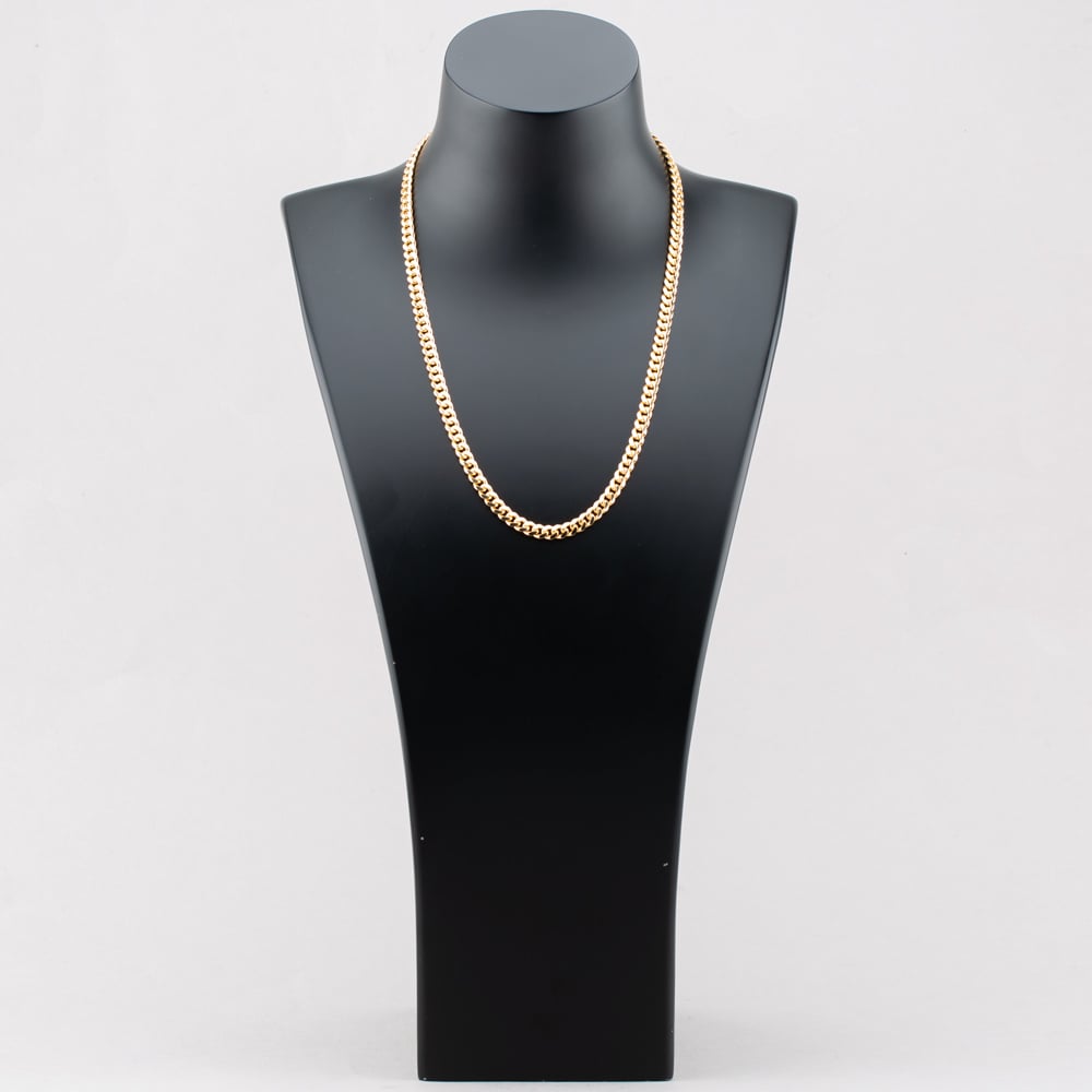 9ct Yellow Gold 20 Inch Cuban Link Curb Chain CB030-20