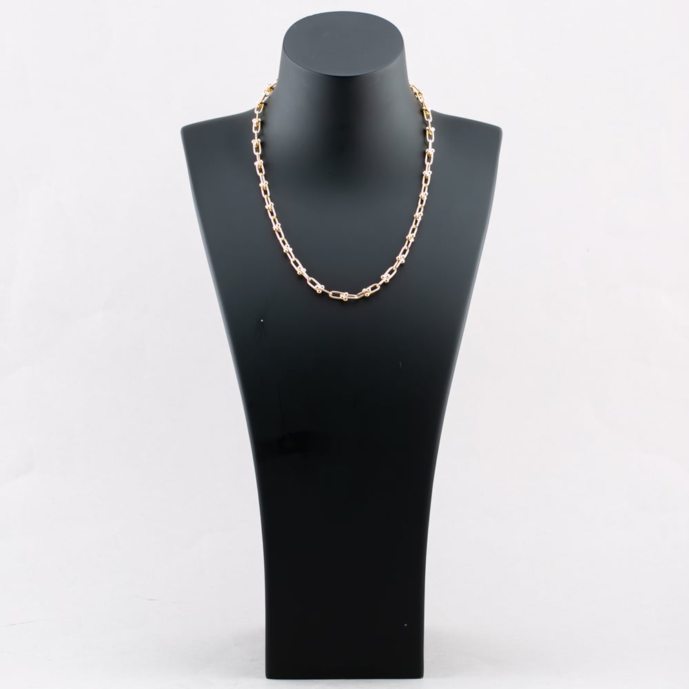 9ct Yellow Gold 18 Inch Fancy Ball Bar Chain HTLC-600-9Y-18