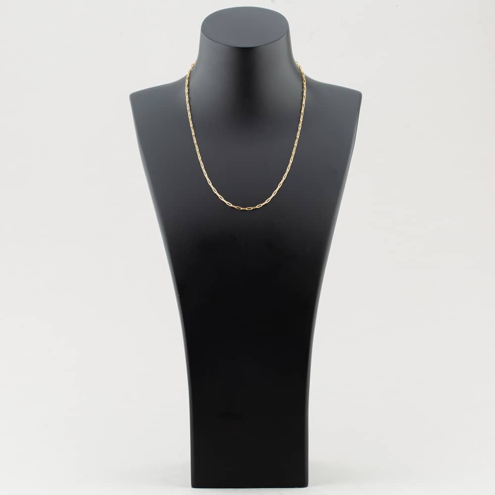 9ct Yellow Gold 18 Inch Paper Chain Necklace 1.16.0204