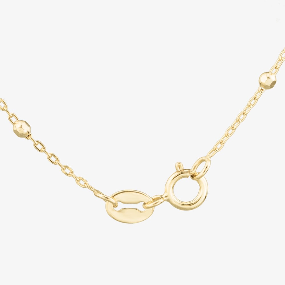 9ct Yellow Gold 16 Inch Fine Trace & Ball Chain 1.13.7903