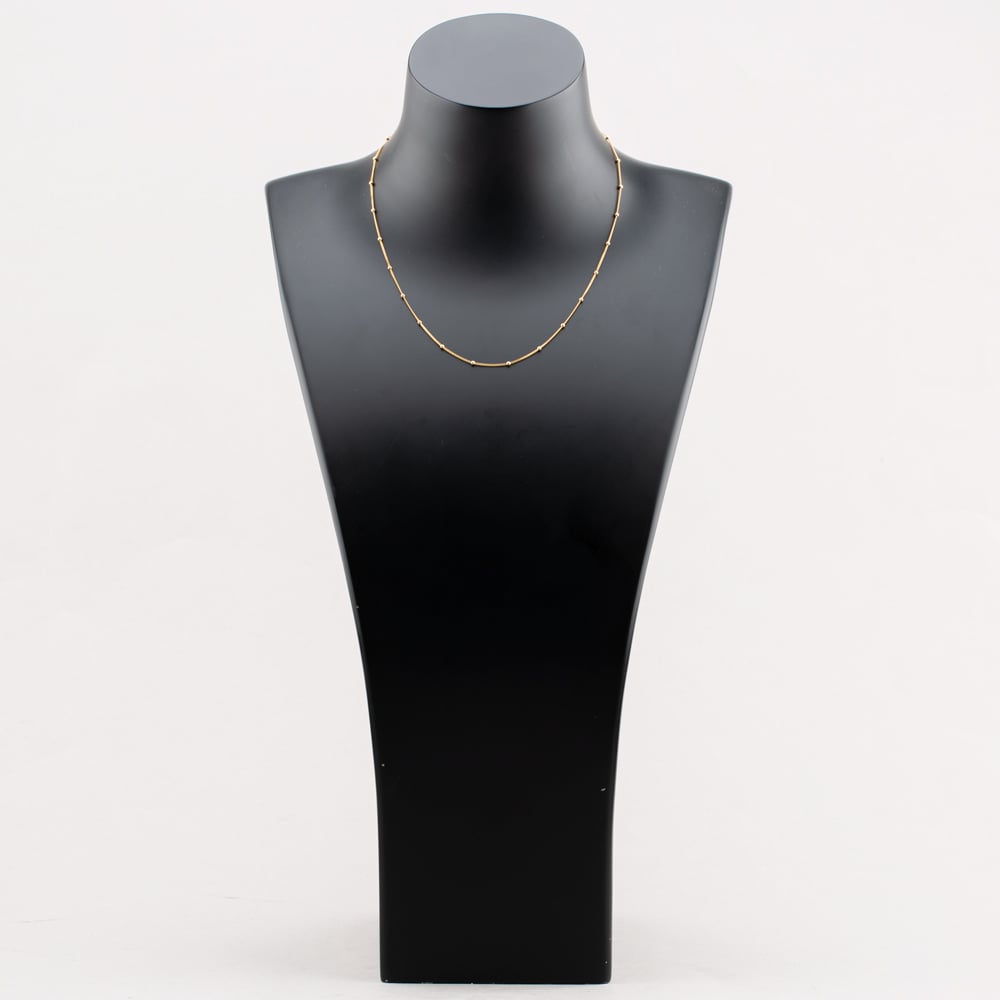 9ct Yellow Gold 16 Inch Fine Curb & Ball Chain 1.13.7913