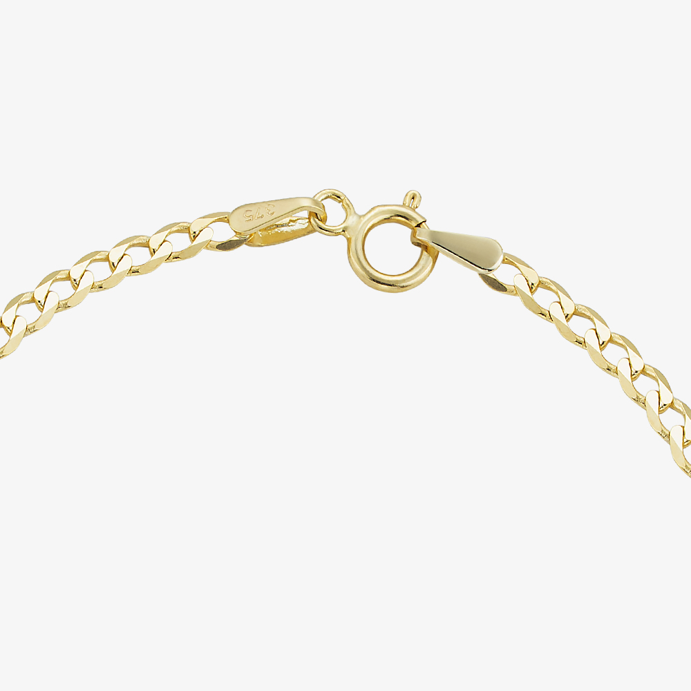 Gold Classic 9ct Yellow Gold 6 Inch ID Chain Bracelet SIDB-230-9Y-6