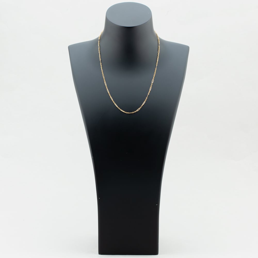 9ct Yellow Gold 18 Inch Fine Oval Link Chain Necklace GN366