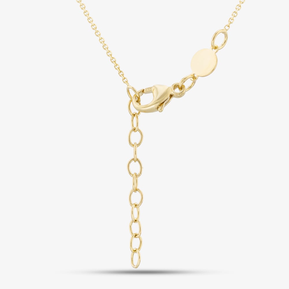 9ct Gold Interlocking Rings Necklace CN132-17
