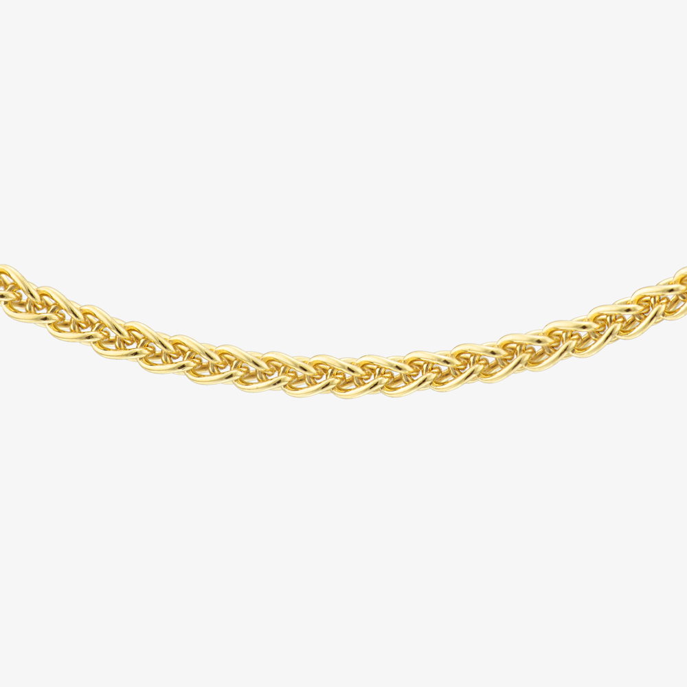 9ct Yellow Gold 18 Inch Mini Spiga Chain 1.10.5004