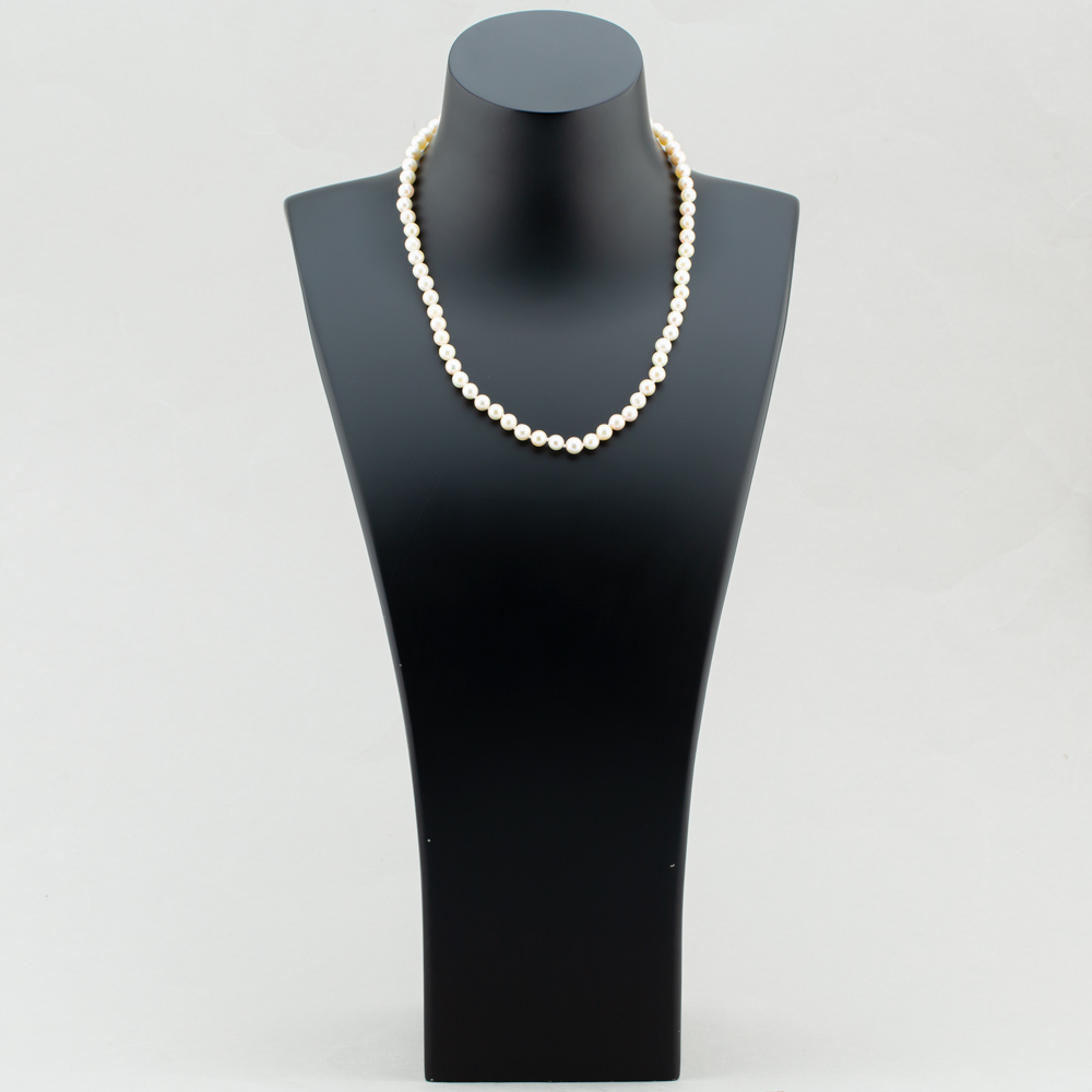 9ct Yellow Gold 18 Inch Akoya Pearl Necklace WAX011132