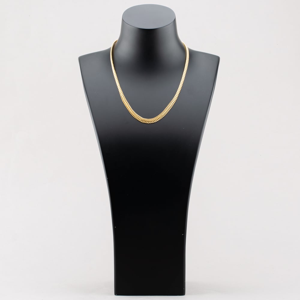 9ct Yellow Gold 18 inch Graduated Chain Necklace NBE027