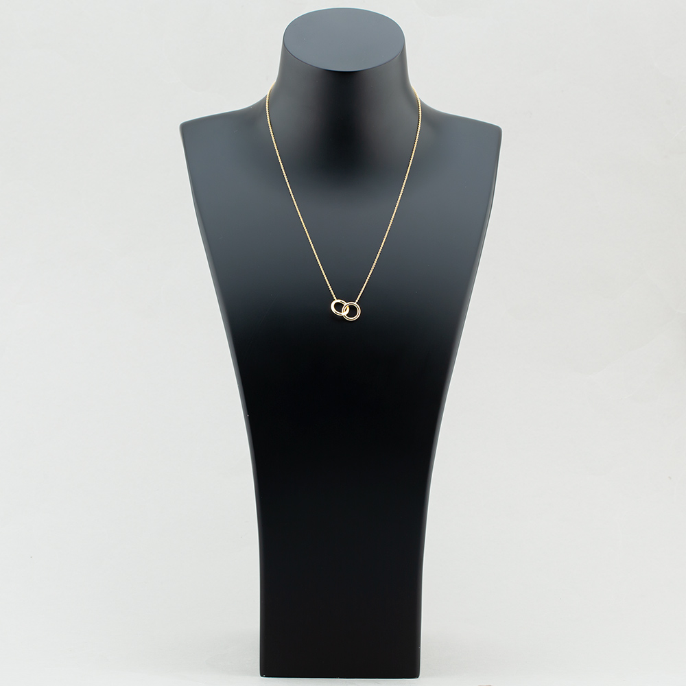 9ct Yellow Gold Interlinked Rings Necklace 1.19.6594