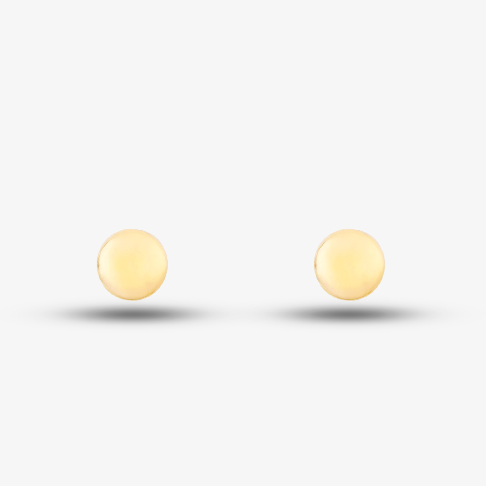 9ct Yellow Gold Ball Stud Earrings SE068
