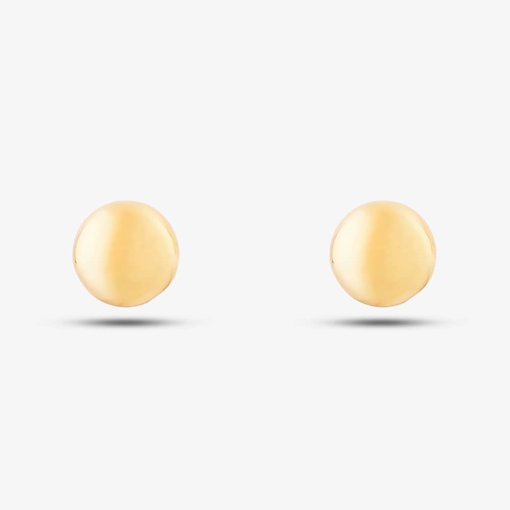 9ct Yellow Gold Ball Stud Earrings SE070