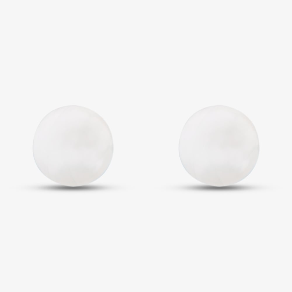 9ct 5 x 5.5mm Drilled Freshwater Pearl Stud Earrings EOZ102SD