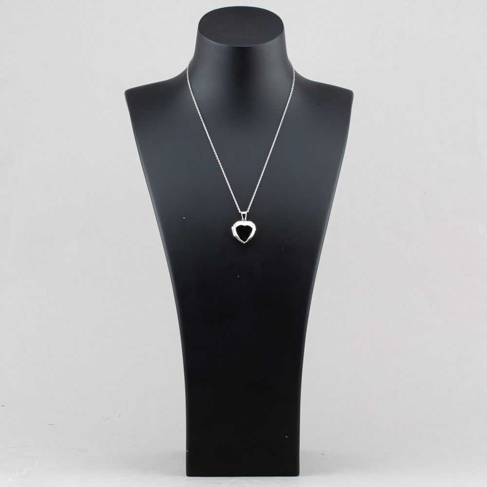 Fashionista Silver Sterling Silver Engravable Heart Locket Pendant AP14478/R
