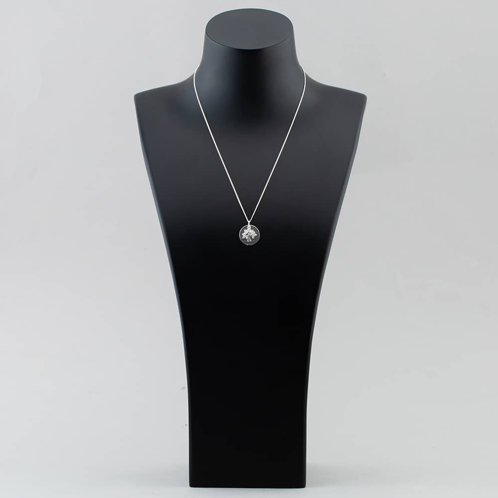 Sterling Silver Stone Set Family Tree Pendant 8.68.4239