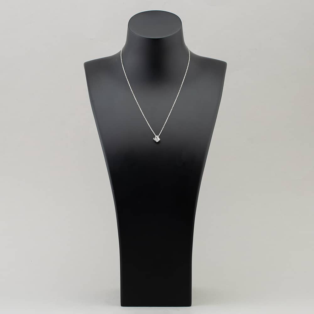 Sterling Silver Cubic Zirconia Crown Pendant N611057