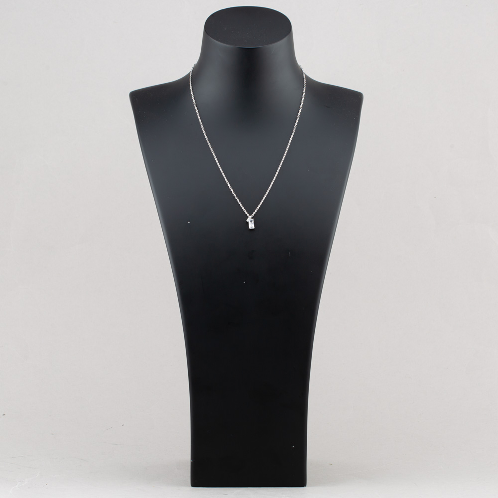 Fashionista Silver Sterling Silver Baguette Cut Cubic Zirconia Pendant AP14945Z/R