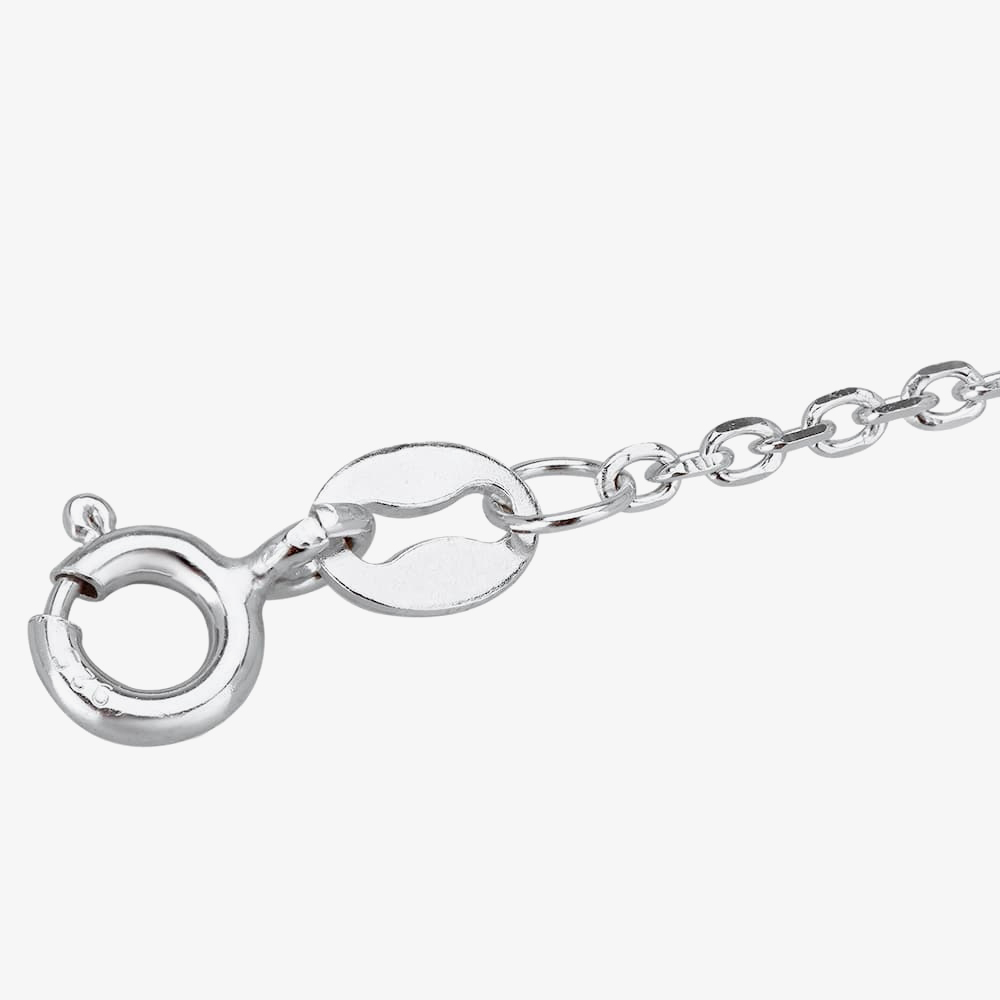 Engravables- Silver Moon & Star Cut Out Pendant P-4083