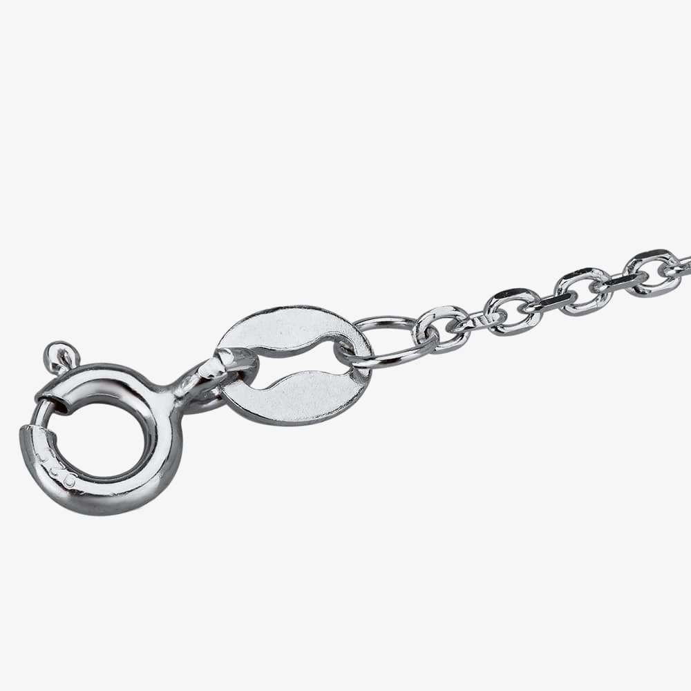 Silver Pavé Open Marquise Pendant P614075