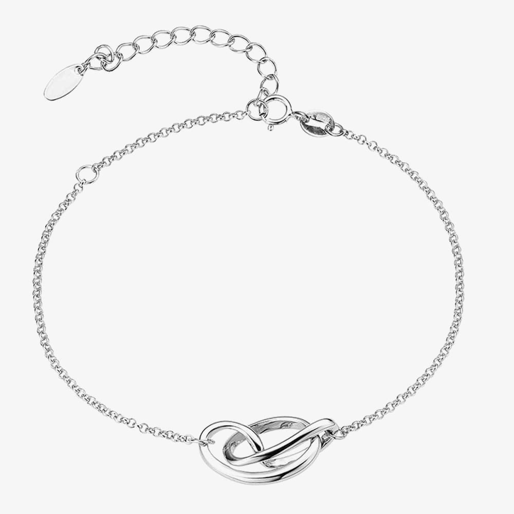 Product photograph of Fei Liu Serenity Silver Twist Bracelet Ser-925r-402-0000 from The Jewel Hut