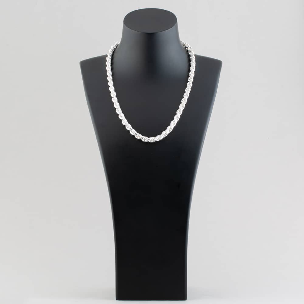 Silver 20 Inch Rope Chain SDCR-730-AG-20