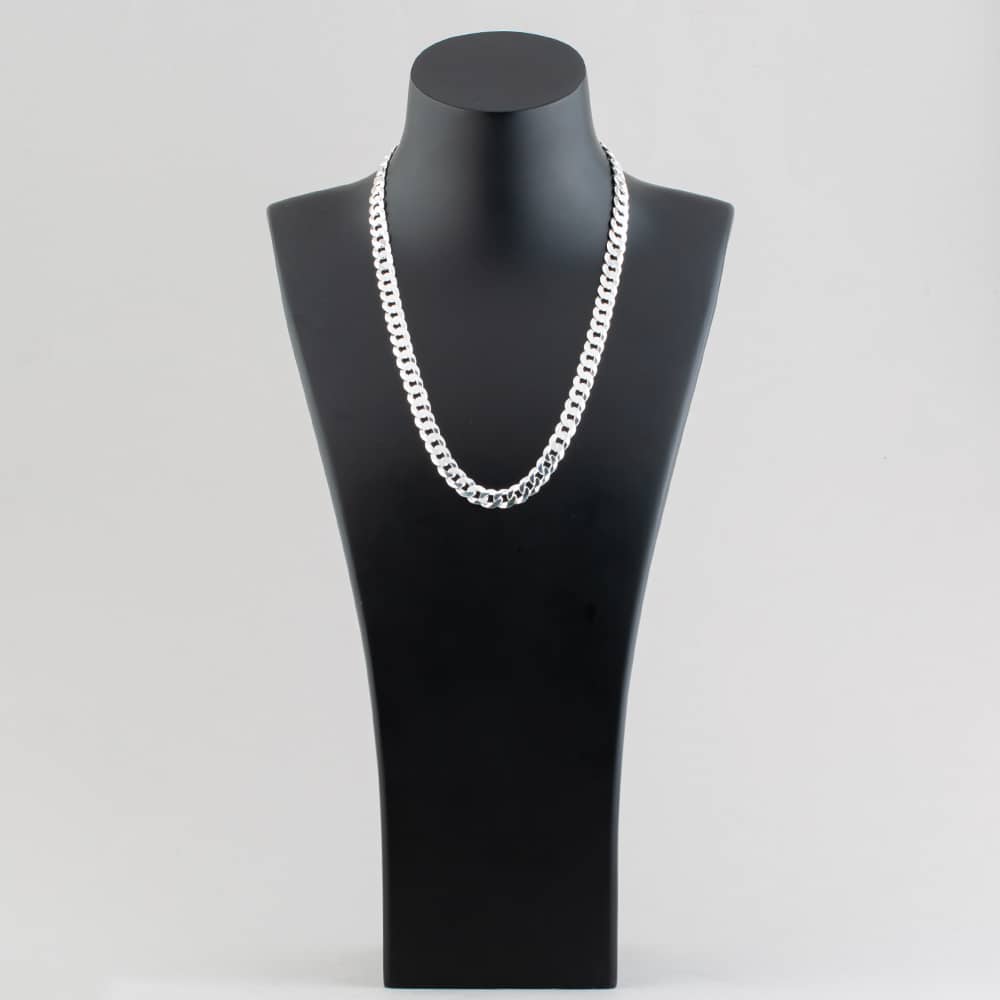 Silver 20 Inch Flat Curb Chain SBUF-850-AG-20