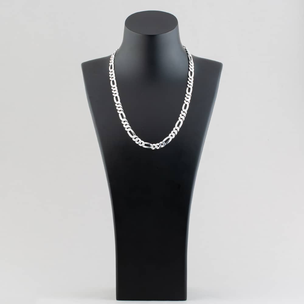 Silver 20 Inch Figaro Chain SFFP-810-AG-20